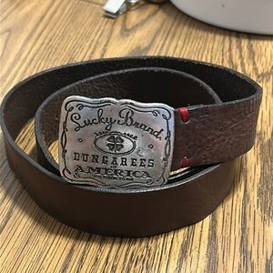 Vintage Lucky brand leather belt 36”. Works for men and women.